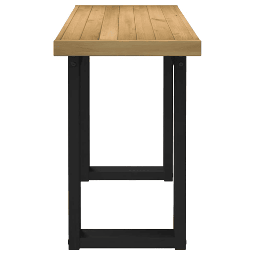 Secretária - Escrivaninha de computador com pernas forma U 120x50x75 cm pinho maciço