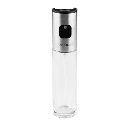 Cecotec Pulverizador de óleo em vidro e aço inoxidável 304 com uma capacidade de 100 ml. Cecotec Pulverizador de óleo em vidro e aço inoxidável 304 com uma capacidade de 100 ml.