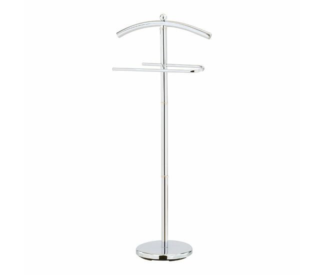 Galán de noche mondex inx409-00 plateado 43 x 28 x 109 cm