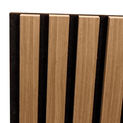 Conjunto de 16 painéis acústicos de parede 3D Vang MDF 120x60x2 cm (11,52 m²) - carvalho escuro NEU.HOLZ