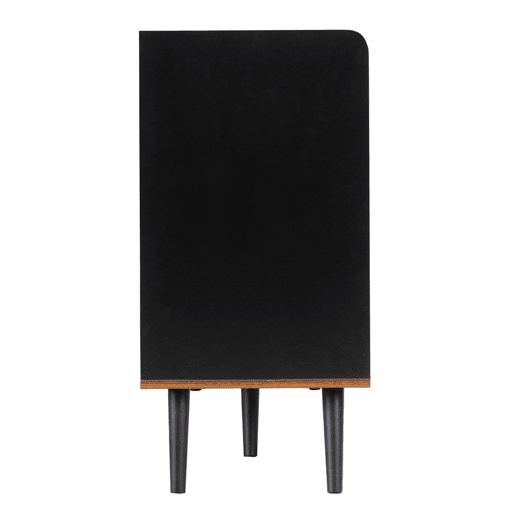 Aparador 117,5x40x80 cm - Três gavetas, design moderno em madeira - Preto