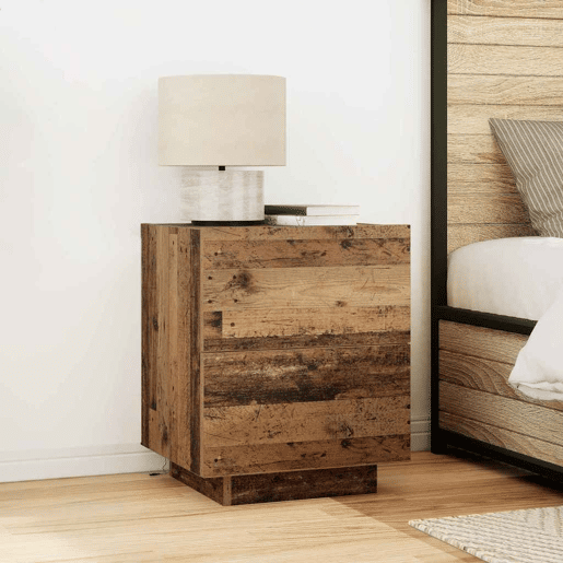 Mesa De Cabeceira Mesinha De Cabeceira - Madeira antiga 45 x 40 x 55 cm Madeira processada