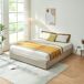 Cama matrimonio Nola somier abatible lino 181x206 Cama matrimonio Nola somier abatible lino 181x206 Beige
