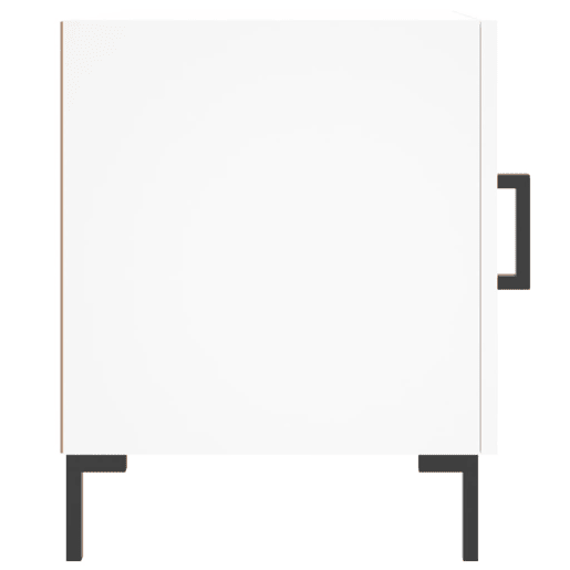 Lote de 2 Mesas De Cabeceira Mesinhas De Cabeceira - 40x40x50 cm derivados de madeira branco