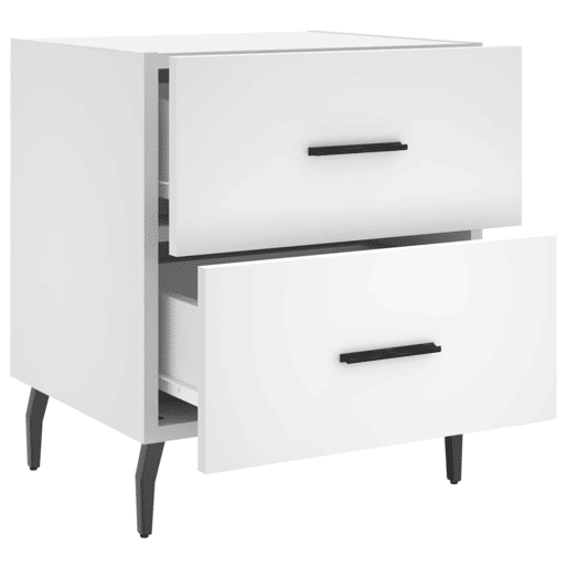 Mesa De Cabeceira - Mesinha De Cabeceira 40x35x47,5 cm derivados de madeira branco