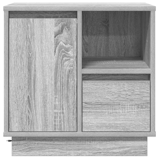Mesa De Cabeceira - Mesinha De Cabeceira com gaveta com Cinzeto 50 x 34.5 x 50 cm.