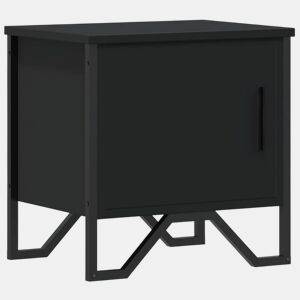 Mesa De Cabeceira - Mesinha De Cabeceira 40x30x40 cm contraplacado preto