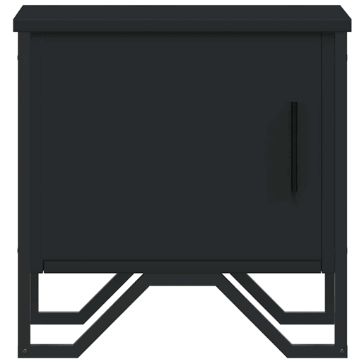 Mesa De Cabeceira - Mesinha De Cabeceira 40x30x40 cm contraplacado preto