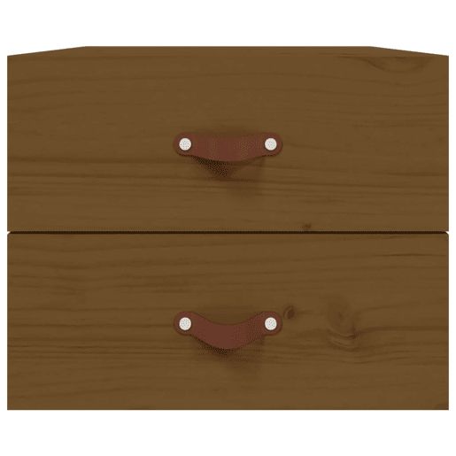 Mesa De Cabeceira De Parede Mesinha De Cabeceira - 50x36x40 cm castanho mel