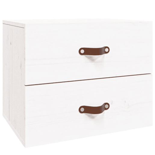 Mesa De Cabeceira De Parede Mesinha De Cabeceira - 50x36x40 cm branco