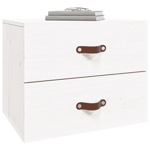 Mesa De Cabeceira De Parede Mesinha De Cabeceira - 50x36x40 cm branco