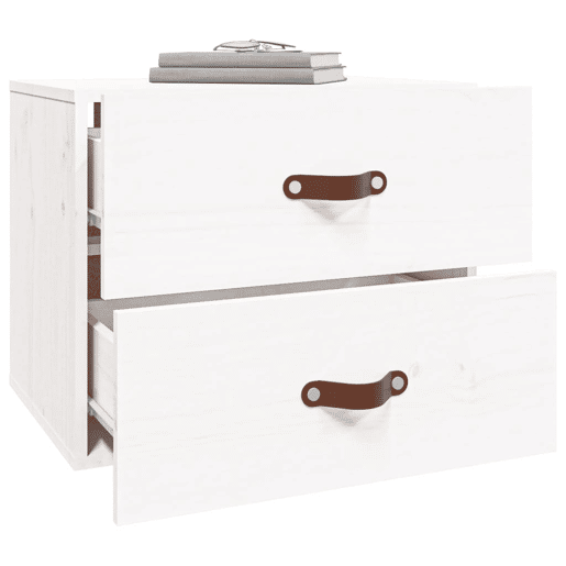 Mesa De Cabeceira De Parede Mesinha De Cabeceira - 50x36x40 cm branco