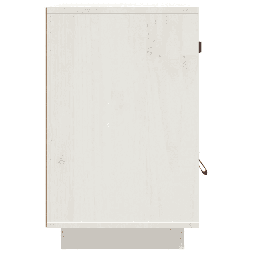 Mesa De Cabeceira - Mesinha De Cabeceira 40x34x55 cm madeira de pinho maciça branco