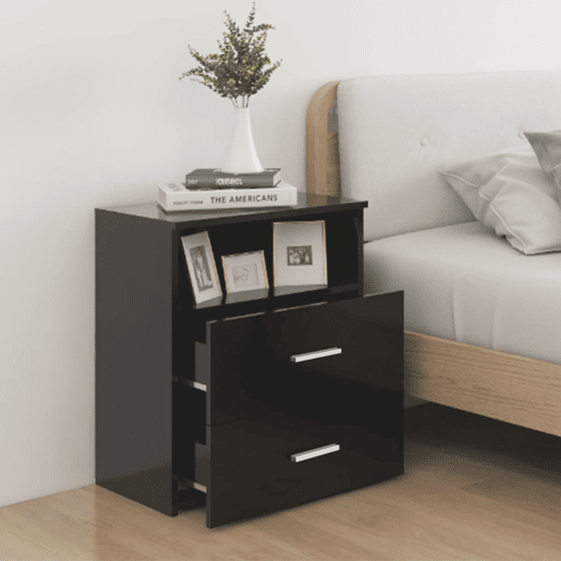 Mesa De Cabeceira - Mesinha De Cabeceira 50x32x60 cm preto