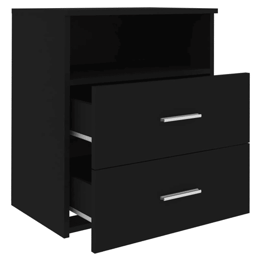 Mesa De Cabeceira - Mesinha De Cabeceira 50x32x60 cm preto