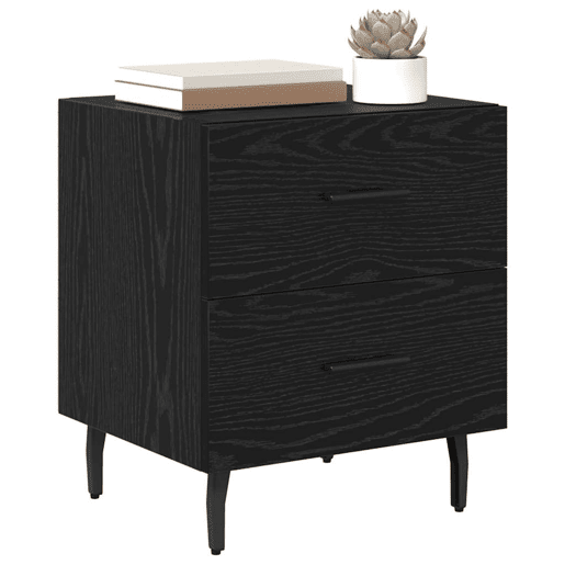 Mesa De Cabeceira - Mesinha De Cabeceira Carvalho preto 40 x 35 x 47,5 cm