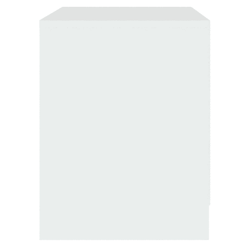 Mesa De Cabeceira - Mesinha De Cabeceira 45x34,5x44,5 cm aglomerado branco