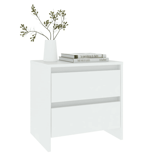 Mesa De Cabeceira - Mesinha De Cabeceira 45x34,5x44,5 cm aglomerado branco