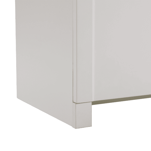 Aparador 80x40x80 cm - 2 portas, Highboard, Standschrank - Branco cremoso