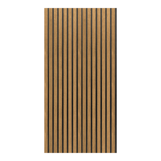 Conjunto de 8x painéis acústicos de parede 3D Vang MDF 120x60x2 cm (5,76 m²) - carvalho escuro NEU.HOLZ