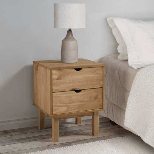 Mesa De Cabeceira - Mesinha De Cabeceira 45x39x57 cm pinho maciço