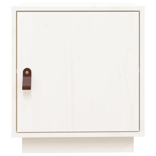 Lote de 2 Mesas De Cabeceira - Mesinhas De Cabeceira 40x34x45 cm pinho maciço branco