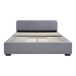 Cama matrimonio Nofrenna 4 cajones tapizada lino + colchón 161x204 Cama matrimonio Nofrenna 4 cajones tapizada lino + colchón 161x204 Gris