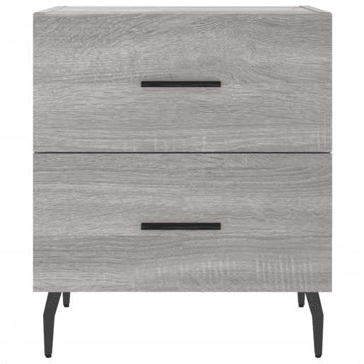 Mesa De Cabeceira - Mesinha De Cabeceira 40x35x47,5 cm derivados madeira sonoma cinza