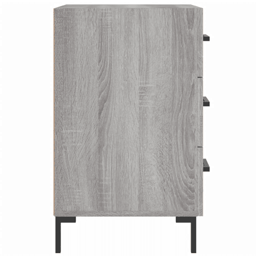 Mesa De Cabeceira - Mesinha De Cabeceira 40x40x66 cm derivados madeira cinzento sonoma