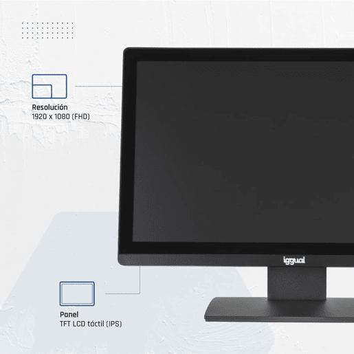 Monitor iggual IGG319833 21,5 Full HD