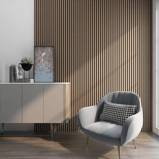 Conjunto de 2x painéis acústicos de parede 3D Vang MDF 120x60x2 cm (1,44 m²) Conjunto de 2x painéis acústicos de parede 3D Vang MDF 120x60x2 cm (1,44 m²)