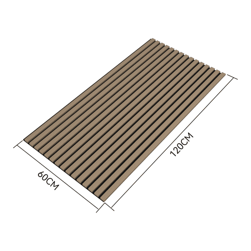 Conjunto de 2x painéis acústicos de parede 3D Vang MDF 120x60x2 cm (1,44 m²) Conjunto de 2x painéis acústicos de parede 3D Vang MDF 120x60x2 cm (1,44 m²)