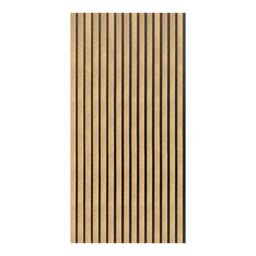 Conjunto de 8 painéis acústicos de parede 3D Vang MDF 120x60x2 cm (5,76 m²) - Carvalho NEU.HOLZ