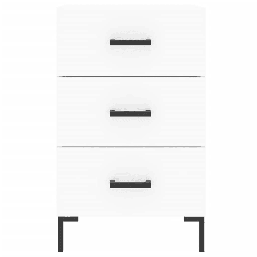 Mesa De Cabeceira - Mesinha De Cabeceira 40x40x66 cm derivados de madeira branco