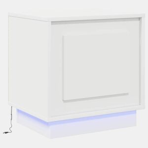 Mesa De Cabeceira - Mesinha De Cabeceira com Branco 44 x 34.5 x 45 cm