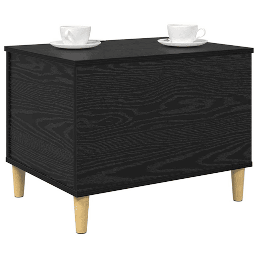 Mesa De Cabeceira - Mesinha De Cabeceira Carvalho preto 60 x 44.5 x 45 cm