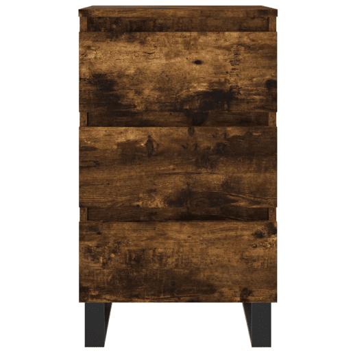Lote de 2 Mesas De Cabeceira - Mesinhas De Cabeceira derivados de madeira carvalho fumado