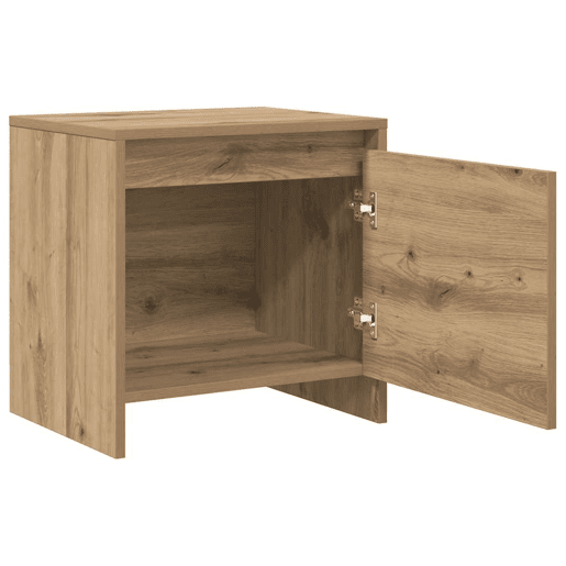 Mesa De Cabeceira - Mesinha De Cabeceira carvalho artisiano 45 x 34 x 44.5 cm