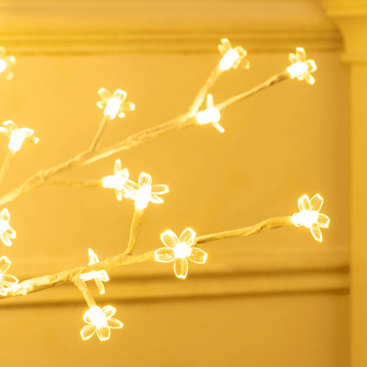 HOMCOM Árvore Cerejeira com 120 Luzes LED IP44 Banco Quente Árvore Decorativa com Flor de Cereja com Luz Ajustável em 3 Modos para Sala de Estar Festas Interiores 21x21x150 cm Branco HOMCOM Árvore Cerejeira com 120 Luzes LED IP44 Banco Quente Árvore Decorativa com Flor de Cereja com Luz Ajustável em 3 Modos para Sala de Estar Festas Interiores 21x21x150 cm Branco
