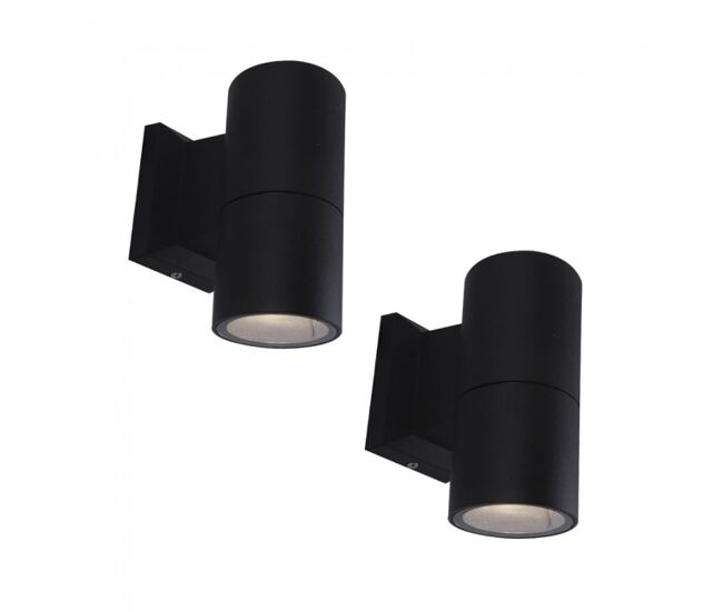 Pack 2 x aplique de pared exterior chill marca wonderlamp