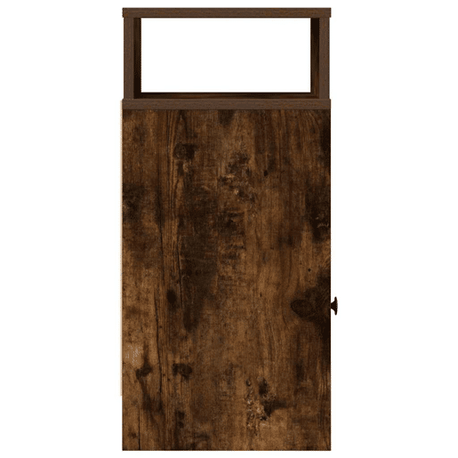 Mesa De Cabeceira - Mesinha De Cabeceira com gaveta 25x31x66 cm carvalho fumado