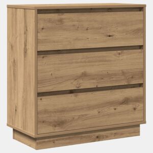 Mesa De Cabeceira - Mesinha De Cabeceira com carvalho artisiano 71 x 34,5 x 75 cm