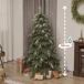 Árbol de Navidad Plástico, Acero HOMCOM, hogar - decoración Árbol de Navidad Plástico, Acero HOMCOM, hogar - decoración Verde