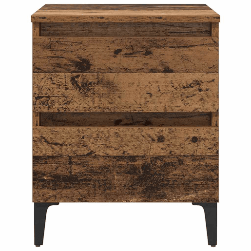 Mesa De Cabeceira - Mesinha De Cabeceira com gaveta Madeira antiga 40 x 35 x 50 cm
