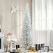 Árbol de Navidad Plástico, Metal HOMCOM, hogar - decoración Árbol de Navidad Plástico, Metal HOMCOM, hogar - decoración Blanco