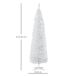 Árbol de Navidad Plástico, Metal HOMCOM, hogar - decoración Árbol de Navidad Plástico, Metal HOMCOM, hogar - decoración Blanco