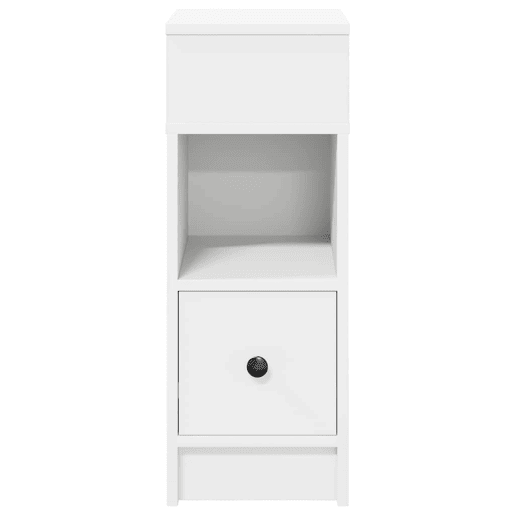 Mesa De Cabeceira - Mesinha De Cabeceira com gaveta 25x31x66 cm branco