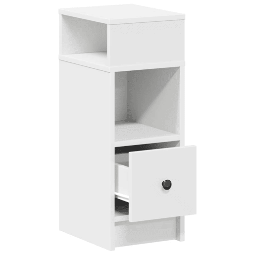 Mesa De Cabeceira - Mesinha De Cabeceira com gaveta 25x31x66 cm branco