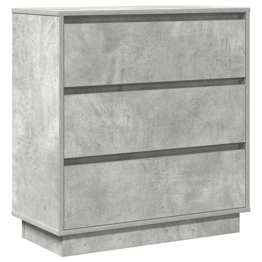 Mesa De Cabeceira - Mesinha De Cabeceira com gaveta com Cinzento 71 x 34,5 x 75 cm