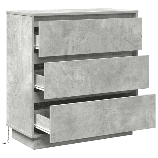 Mesa De Cabeceira - Mesinha De Cabeceira com gaveta com Cinzento 71 x 34,5 x 75 cm